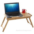 bamboo folding laptop table with laptop tray & desk Supplier